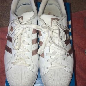 Adidas Superstar Rosegold Women Sz10